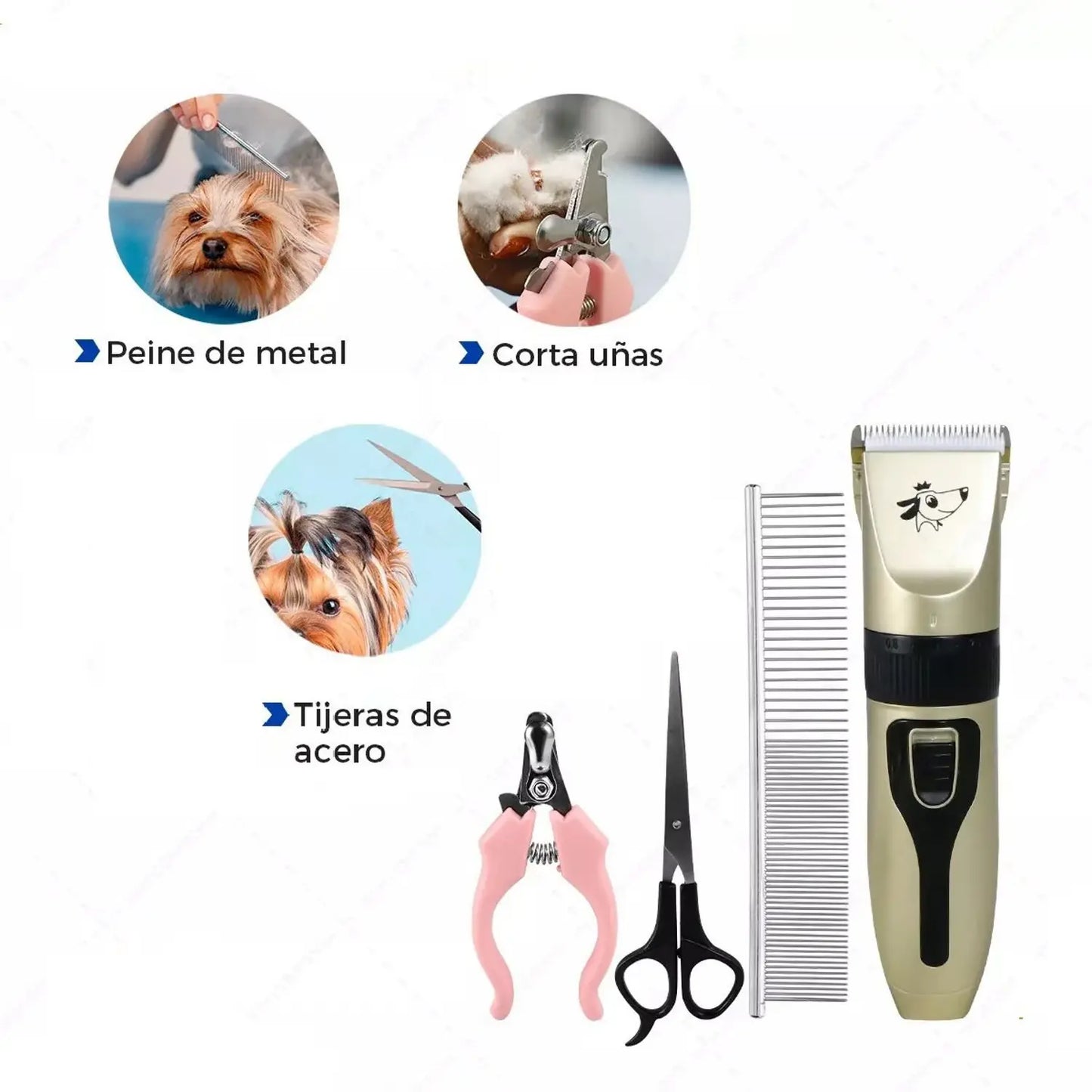 KIT MÁQUINA PROFESIONAL PARA MASCOTAS